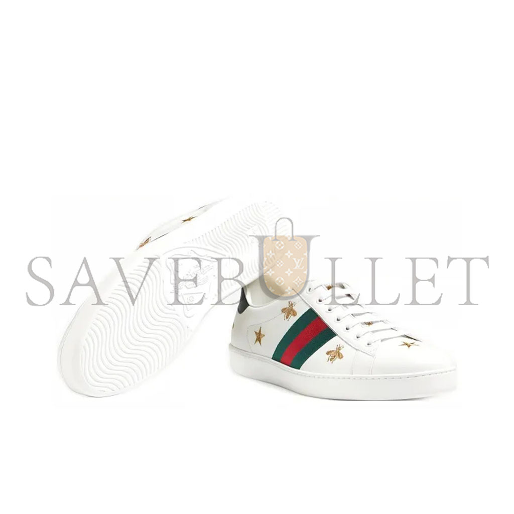 GUCCI ACE EMBROIDERED 'BEES AND STARS' 386750